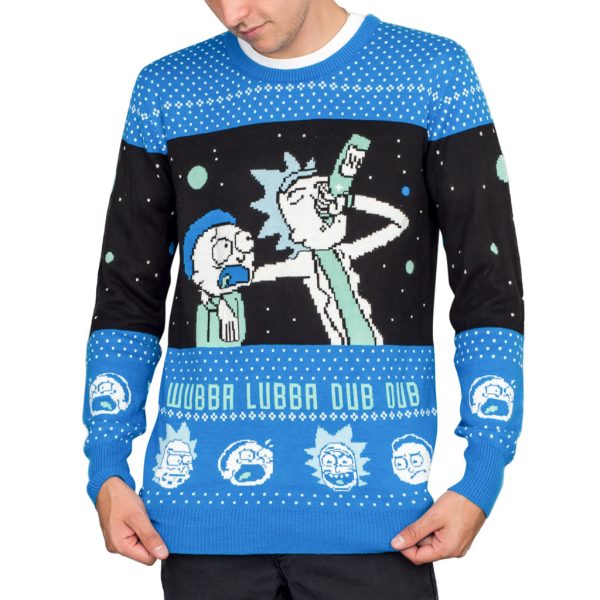 Wubba Lubba Dub Dub – Rick and Morty Ugly Christmas Sweater